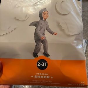 New child’s costume toddler shark size 2-3T